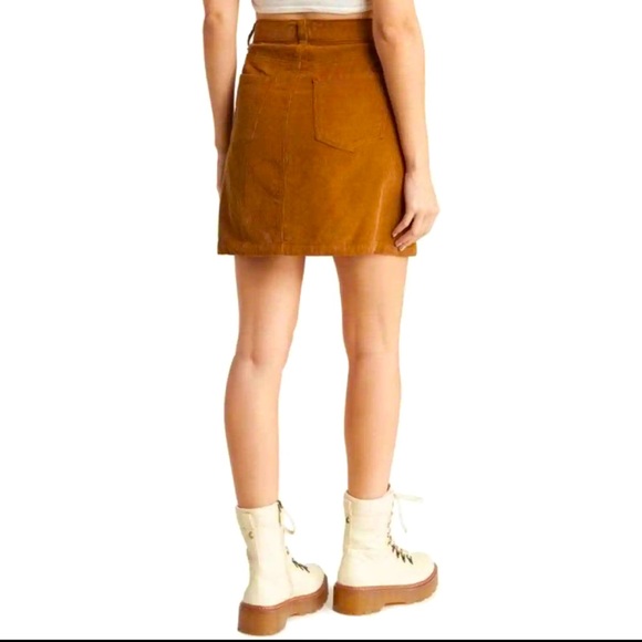 (NWT) High Rise Corduroy Skirt - Size 10 (Ginger Biscuit) - Picture 3 of 7